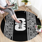 New Zealand Football White Fern Supporter Round Carpet