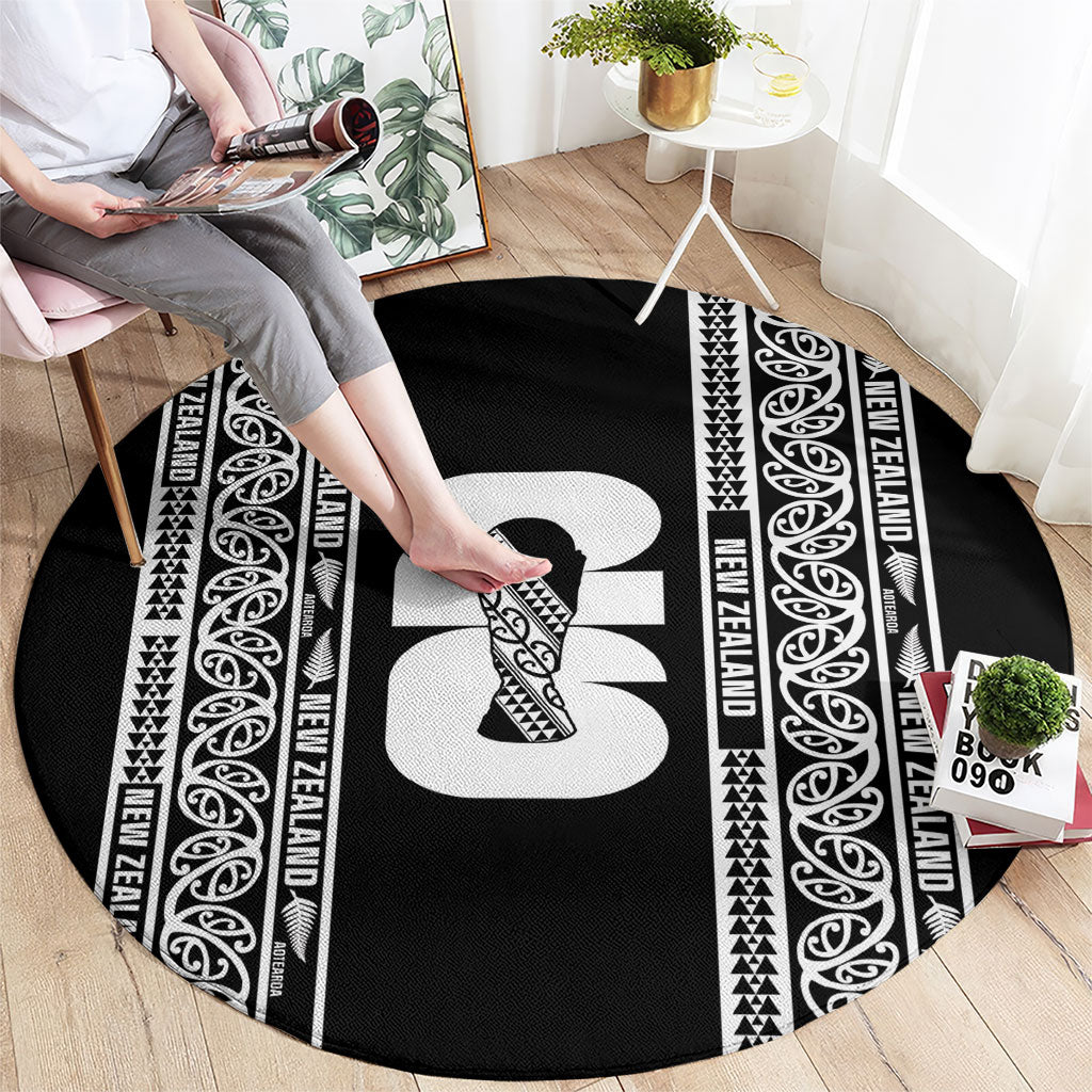 New Zealand Football White Fern Supporter Round Carpet