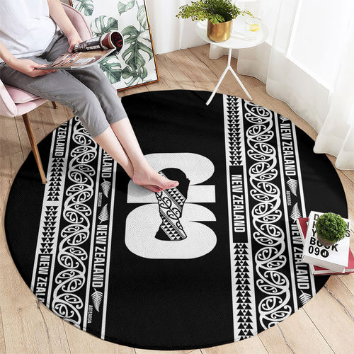 New Zealand Football White Fern Supporter Round Carpet