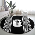 New Zealand Football White Fern Supporter Round Carpet