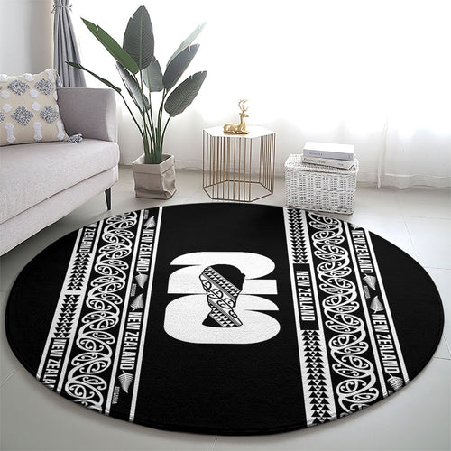 New Zealand Football White Fern Supporter Round Carpet