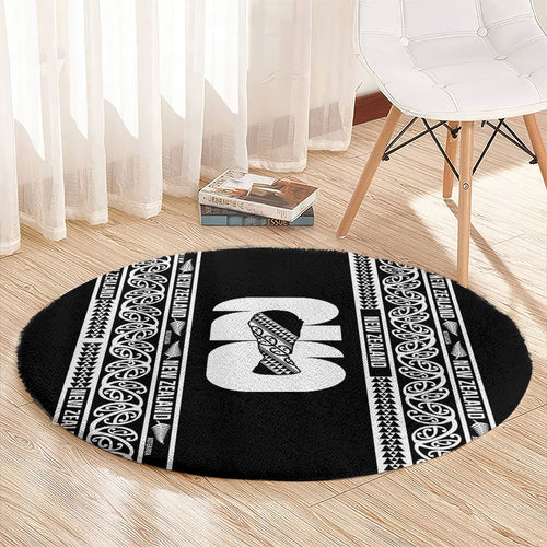 New Zealand Football White Fern Supporter Round Carpet