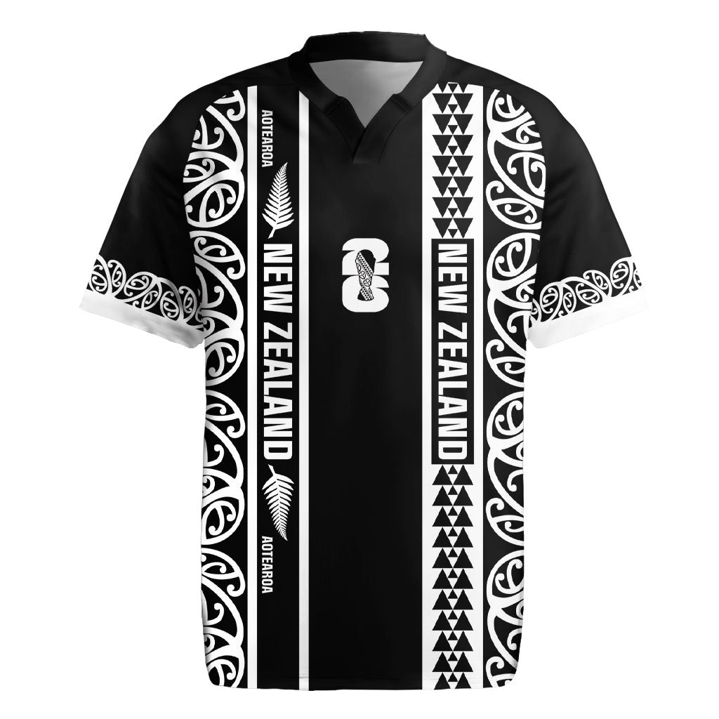 Custom New Zealand Football White Fern Supporter Rugby Jersey