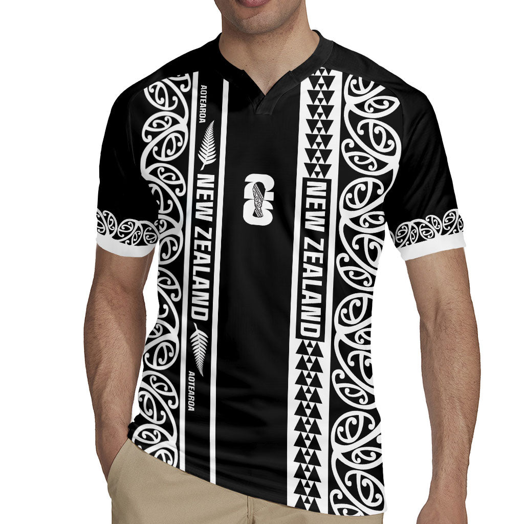Custom New Zealand Football White Fern Supporter Rugby Jersey