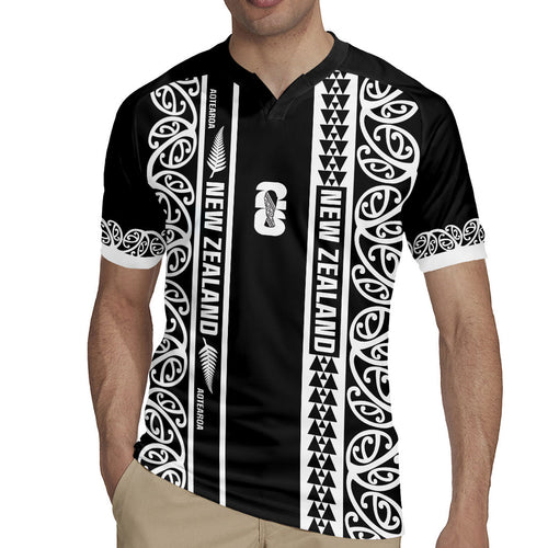 Custom New Zealand Football White Fern Supporter Rugby Jersey