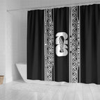 New Zealand Football White Fern Supporter Shower Curtain