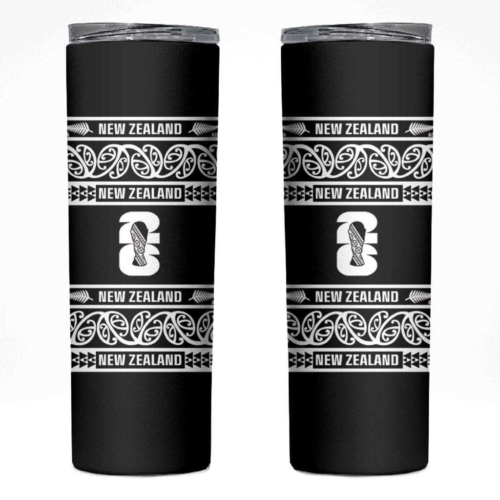 New Zealand Football White Fern Supporter Skinny Tumbler