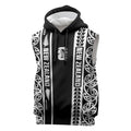 Custom New Zealand Football White Fern Supporter Sleeveless Hoodie