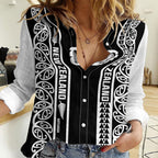 Custom New Zealand Football White Fern Supporter Women Casual Shirt