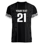 Custom New Zealand Football White Fern Supporter Women V-Neck T-Shirt