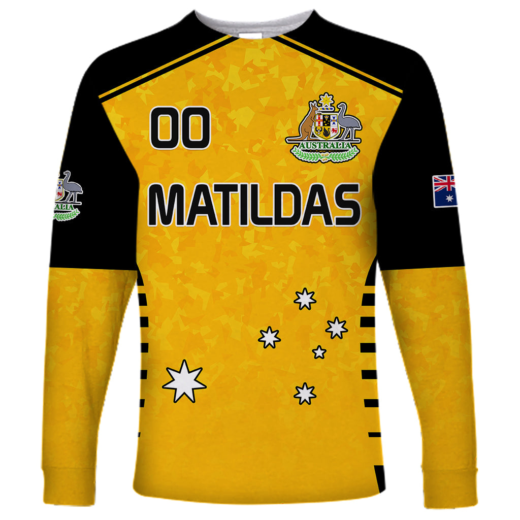 custom-australia-soccer-long-sleeve-shirt-matildas-2023-socceroos-black-vibe