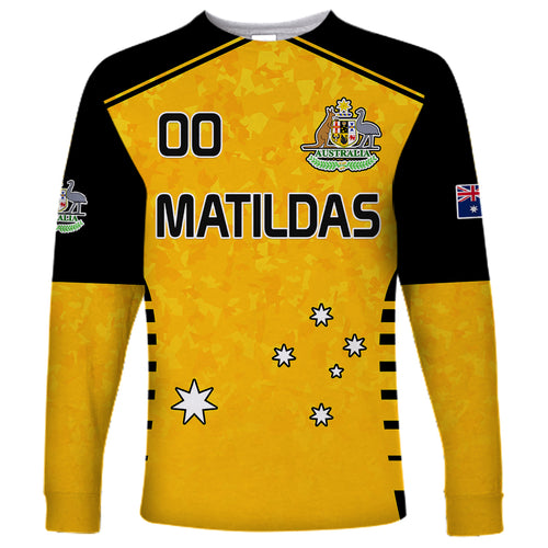 custom-australia-soccer-long-sleeve-shirt-matildas-2023-socceroos-black-vibe