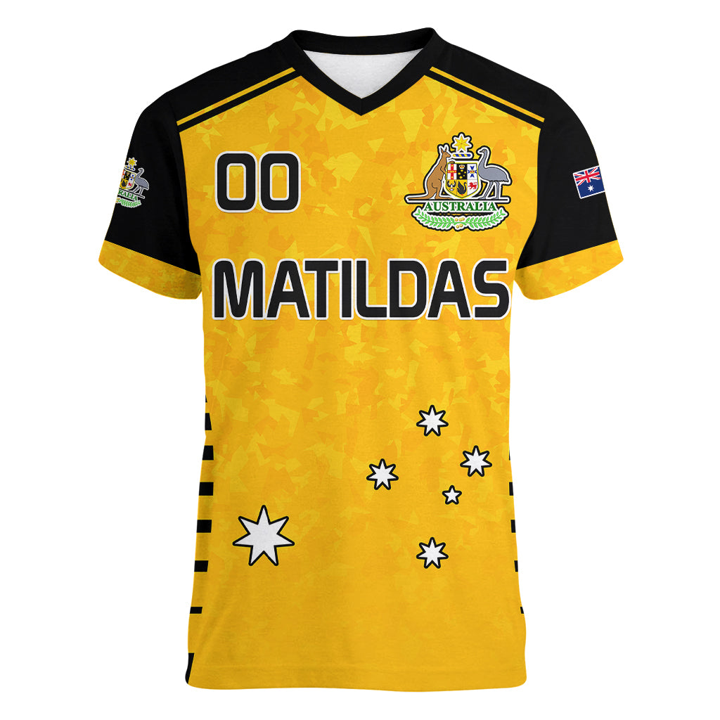 custom-australia-soccer-women-v-neck-t-shirt-matildas-2023-socceroos-black-vibe