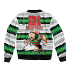 custom-rabbitohs-mascot-rugby-bomber-jacket-the-souths-go-champions