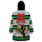 custom-rabbitohs-mascot-rugby-wearable-blanket-hoodie-the-souths-go-champions