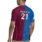 Custom Broncos-Bulldogs Rugby Jersey NRL Tribal Half Style