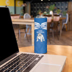 Custom Broncos-Bulldogs Skinny Tumbler NRL Tribal Half Style