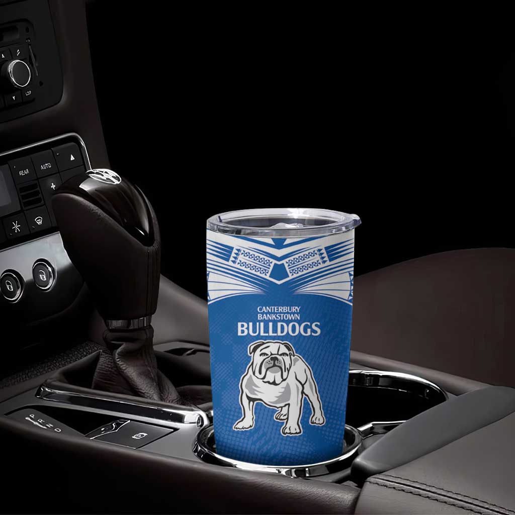 Custom Broncos-Bulldogs Tumbler Cup NRL Tribal Half Style