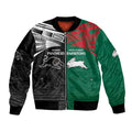 Custom Rabbitohs-Panthers Bomber Jacket NRL Tribal Half Style