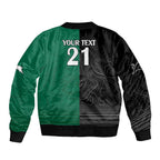 Custom Rabbitohs-Panthers Bomber Jacket NRL Tribal Half Style