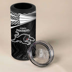 Custom Rabbitohs-Panthers 4 in 1 Can Cooler Tumbler NRL Tribal Half Style