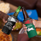 Custom Rabbitohs-Panthers 4 in 1 Can Cooler Tumbler NRL Tribal Half Style