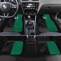 Custom Rabbitohs-Panthers Car Mats NRL Tribal Half Style