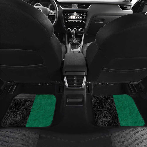 Custom Rabbitohs-Panthers Car Mats NRL Tribal Half Style