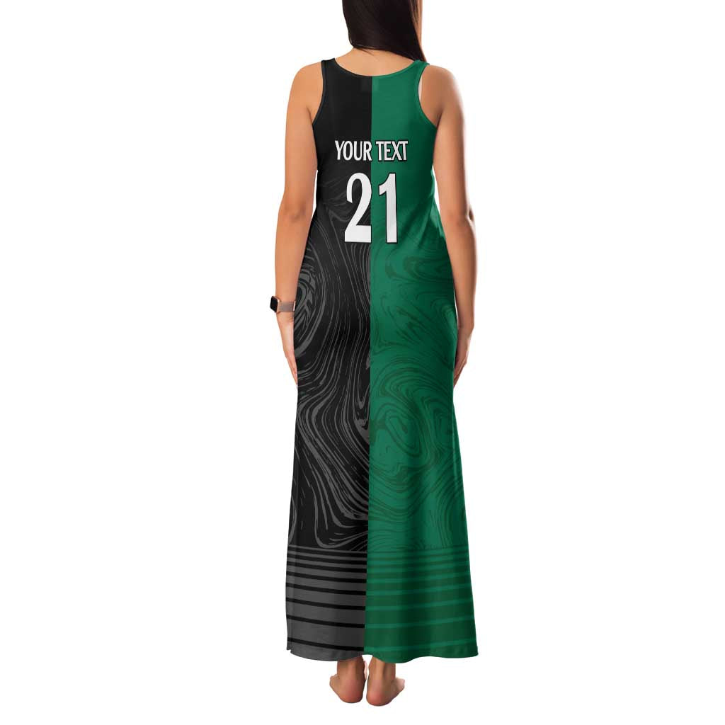 Custom Rabbitohs-Panthers Family Matching Tank Maxi Dress and Hawaiian Shirt NRL Tribal Half Style