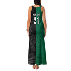Custom Rabbitohs-Panthers Family Matching Tank Maxi Dress and Hawaiian Shirt NRL Tribal Half Style