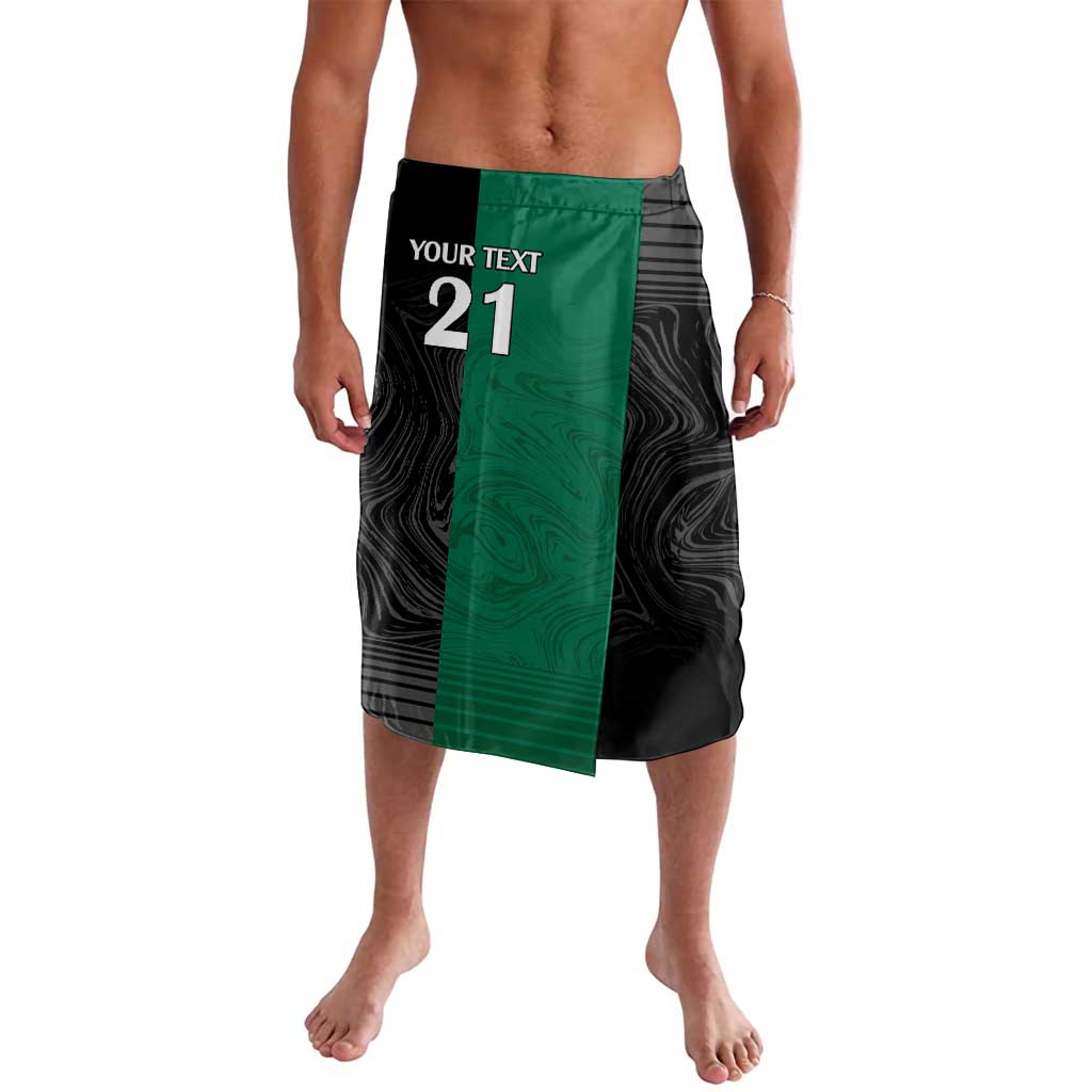 Custom Rabbitohs-Panthers Lavalava NRL Tribal Half Style