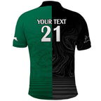 Custom Rabbitohs-Panthers Polo Shirt NRL Tribal Half Style