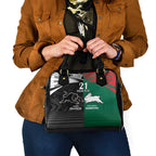 Custom Rabbitohs-Panthers Shoulder Handbag NRL Tribal Half Style