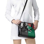 Custom Rabbitohs-Panthers Shoulder Handbag NRL Tribal Half Style