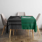 Custom Rabbitohs-Panthers Tablecloth NRL Tribal Half Style