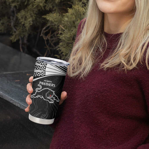 Custom Rabbitohs-Panthers Tumbler Cup NRL Tribal Half Style