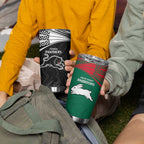 Custom Rabbitohs-Panthers Tumbler Cup NRL Tribal Half Style