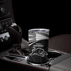 Custom Rabbitohs-Panthers Tumbler Cup NRL Tribal Half Style