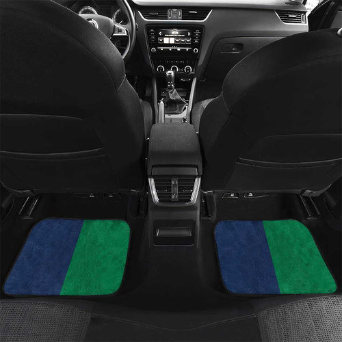 Custom Roosters-Rabbitohs Car Mats NRL Tribal Half Style