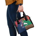 Custom Roosters-Rabbitohs Shoulder Handbag NRL Tribal Half Style
