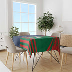 Custom Roosters-Rabbitohs Tablecloth NRL Tribal Half Style