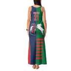 Custom Roosters-Rabbitohs Tank Maxi Dress NRL Tribal Half Style