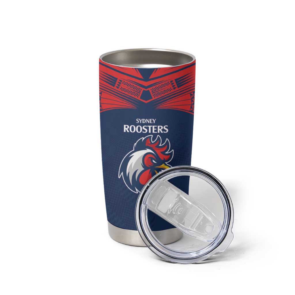 Custom Roosters-Rabbitohs Tumbler Cup NRL Tribal Half Style