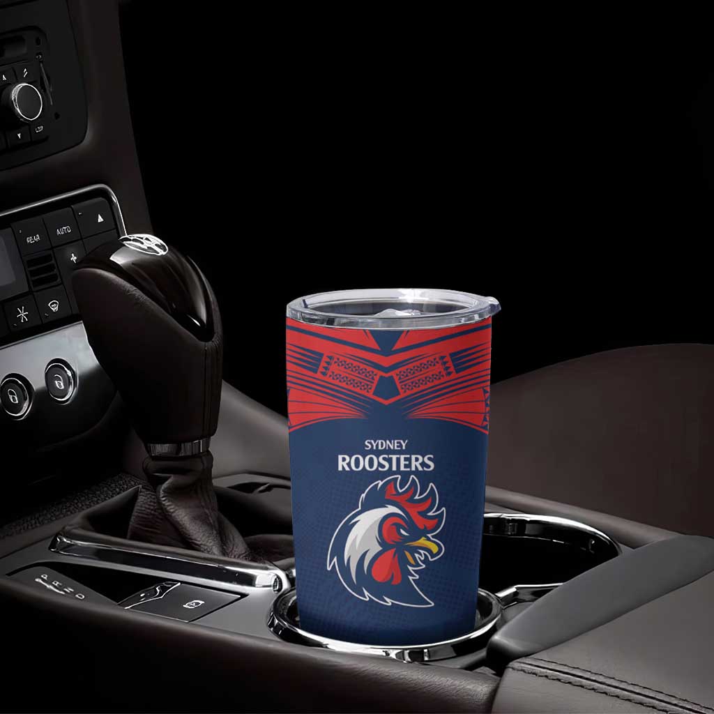 Custom Roosters-Rabbitohs Tumbler Cup NRL Tribal Half Style
