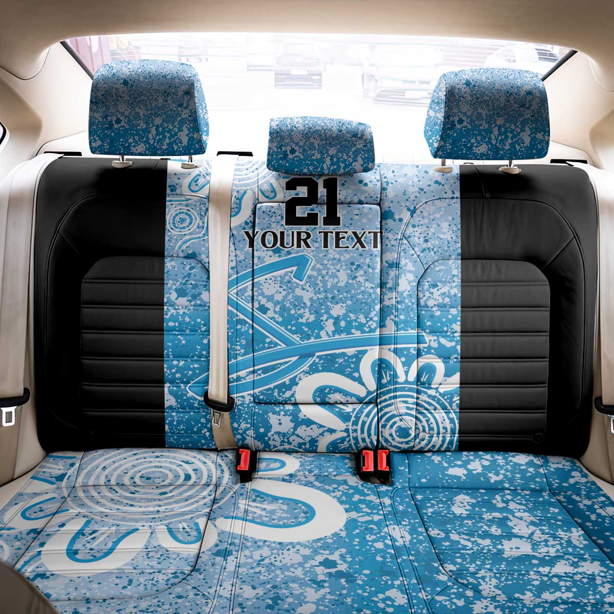 Adelaide Strikers Custom Back Car Seat Cover Minimalism Aboriginal
