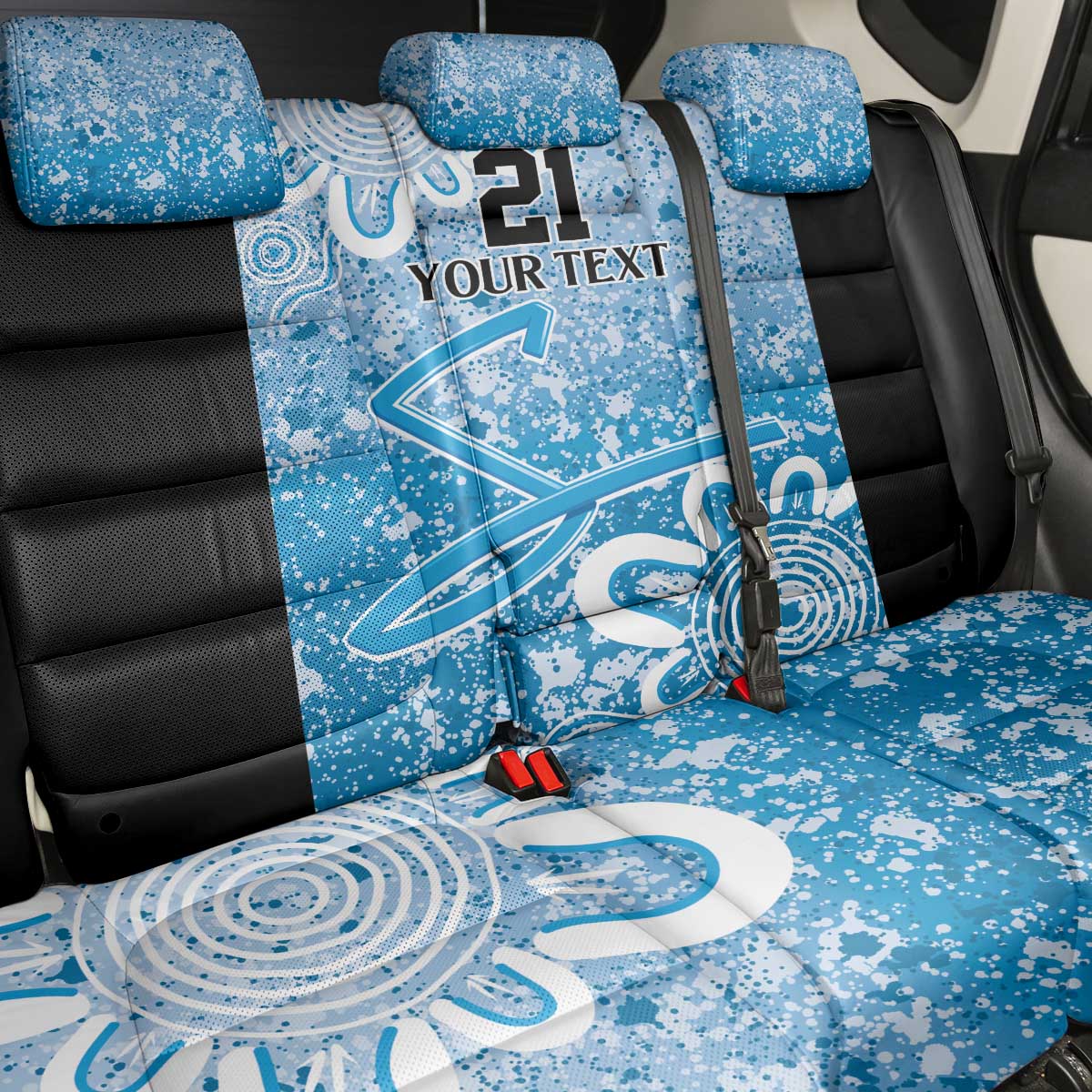 Adelaide Strikers Custom Back Car Seat Cover Minimalism Aboriginal