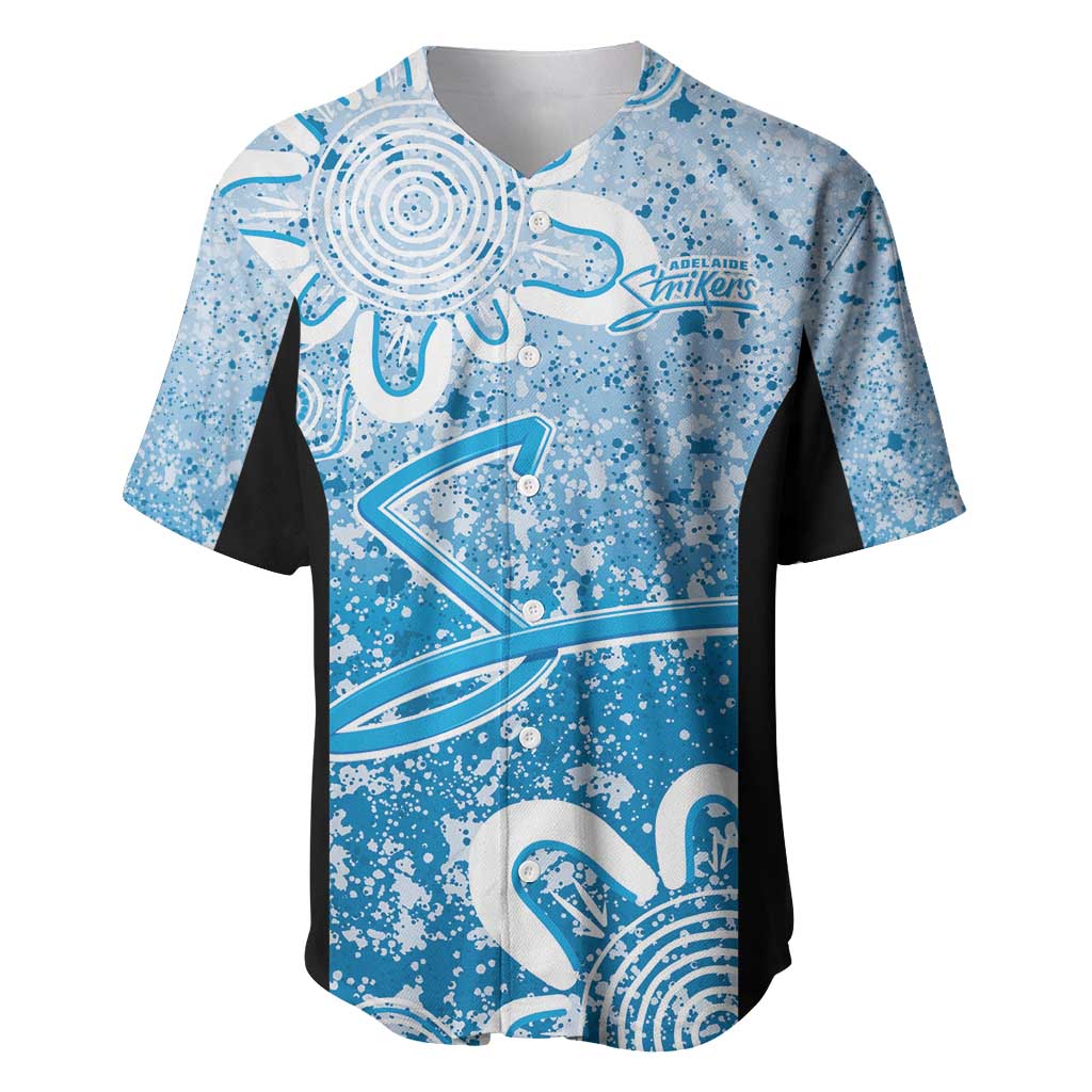 Adelaide Strikers Custom Baseball Jersey Minimalism Aboriginal