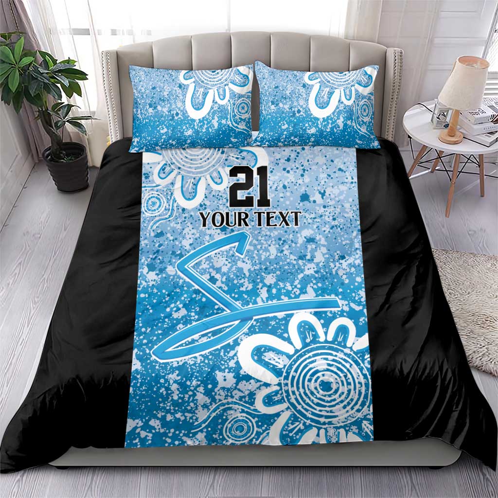 Adelaide Strikers Custom Bedding Set Minimalism Aboriginal