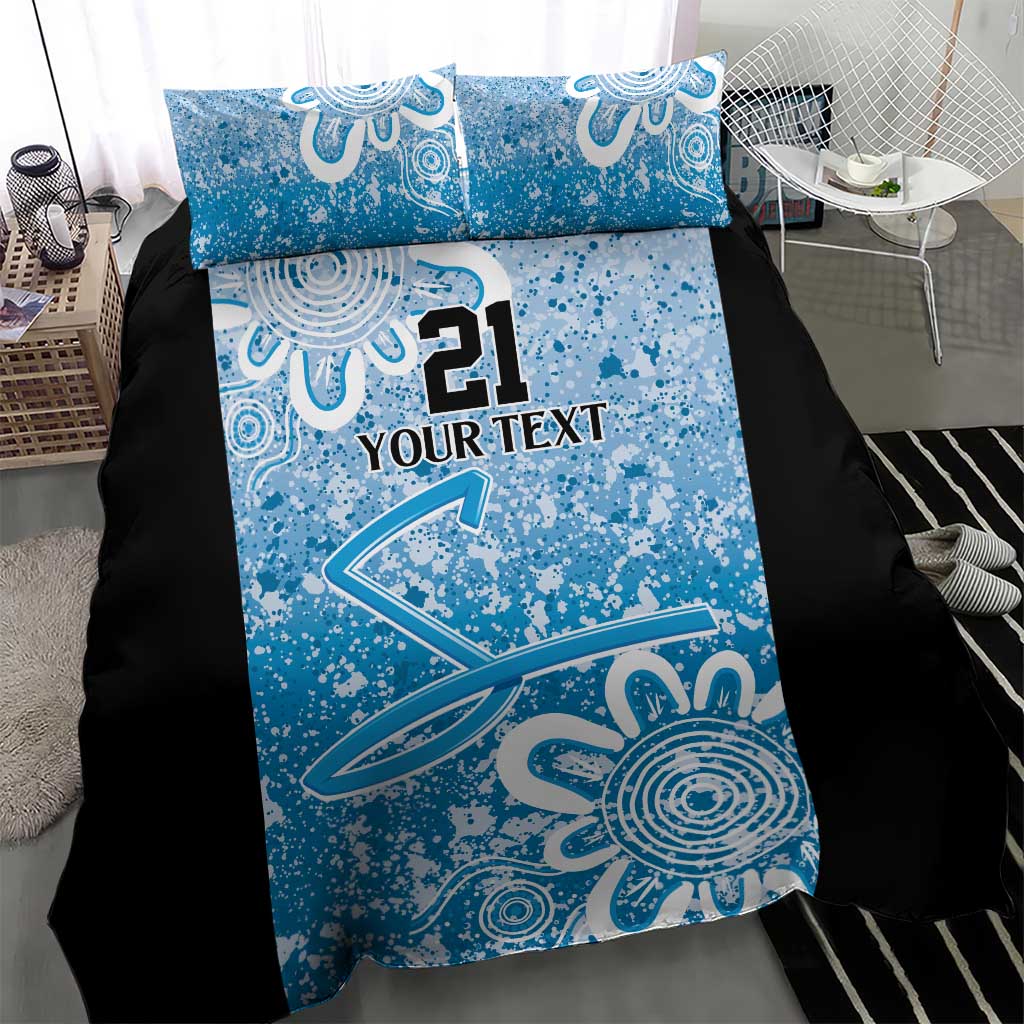 Adelaide Strikers Custom Bedding Set Minimalism Aboriginal