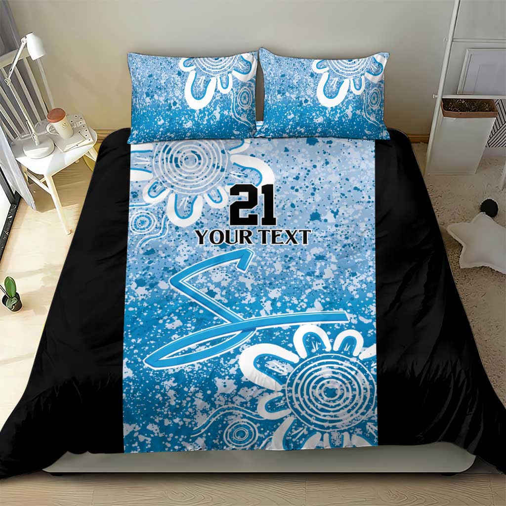 Adelaide Strikers Custom Bedding Set Minimalism Aboriginal